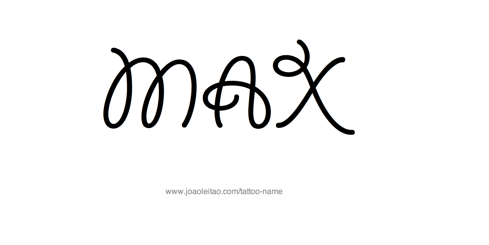 max-name-tattoo-designs